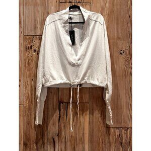 Roque Womens Long Cuff Pullover Sweater Moon Small NWT Comfortable Athleisure We